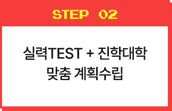 실력TEST+진학대학 맞춤 계획수립